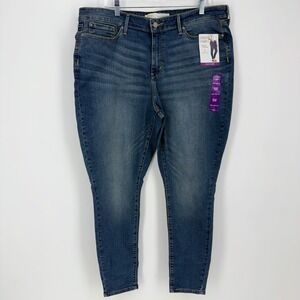 Levi Strauss Mid Rise Skinny Jeans Women's Size 20M 35x30 New With Tags